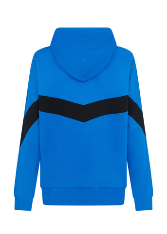 Got Your Back Hoody - Blue with Black Chevron